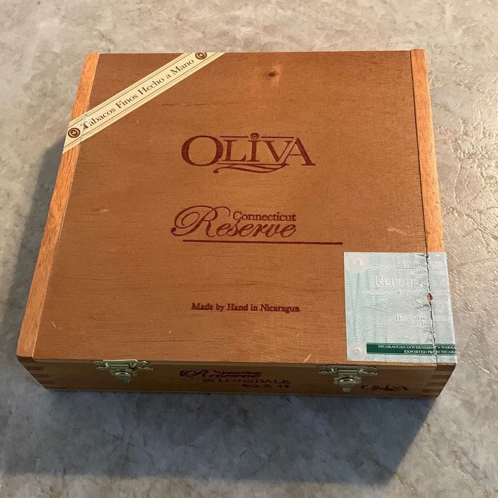 Wooden Cigar Box  